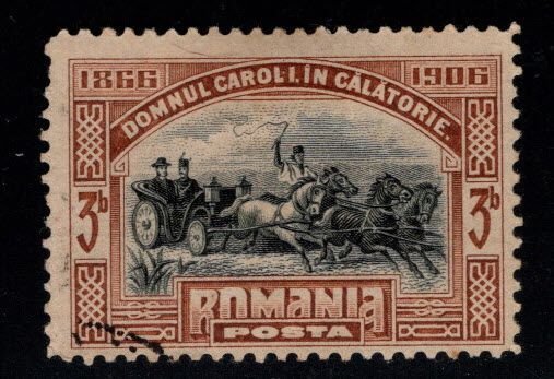 Romania Scott 177 Used light cancel from 1901 King Carol set