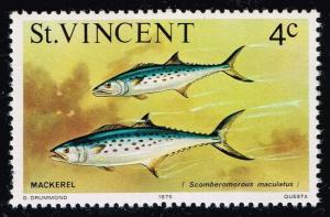 St. Vincent #410 Mackerel; MNH (0.25)