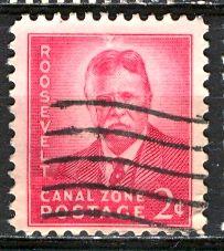 USA, Canal Zone; 1949: Scott # 138: O/Used Single Stamp