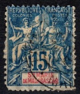 Ste Marie De Madagascar #6 Used CV $36.00 (X5380)