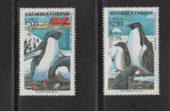 CHILE #1080-1081  1993  PENGUINS      MINT VF NH  O.G