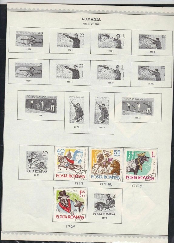 romania issues of 1965 stamps page ref 18278