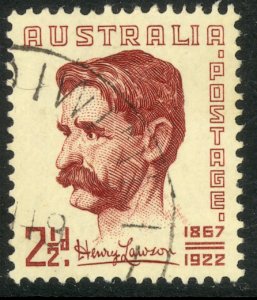 AUSTRALIA 1949 Henry Hertzberg Lawson Issue Sc 222 VFU