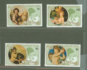 Niue #360-363  Single (Complete Set) (Paintings)