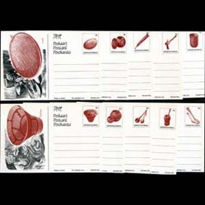 BOPHUTHATSWANA 1986 - Stamped Card-Utensils Set of 10