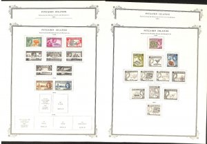 Pitcairn Islands Stamp Collection on 13 Scott Specialty Pages 1940-1974