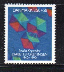 Denmark Sc B75 1990 Diabetes Association stamp mint NH