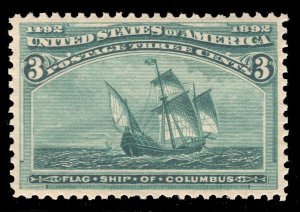 MOMEN: US STAMPS #232 MINT OG NH XF LOT #73413