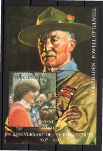 Turkmenistan (Cinderella) 1997 MNH souvenir sheet