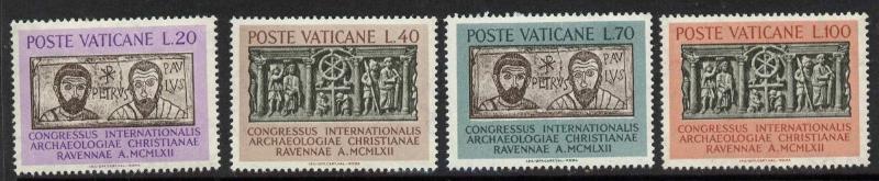 Vatican 341-4 MNH Saints Peter and Paul, Christian Archaeology