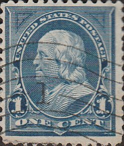 # 264 Blue Used Ben Franklin