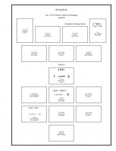 ETHIOPIA STAMP ALBUM PAGES 1894-2011 (180 PDF digital pages)