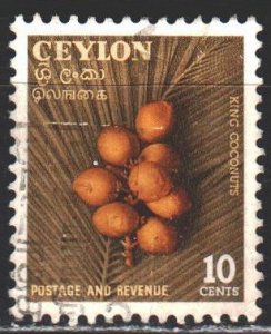 Sri Lanka. 1954. 281. Coconuts, flora. USED.