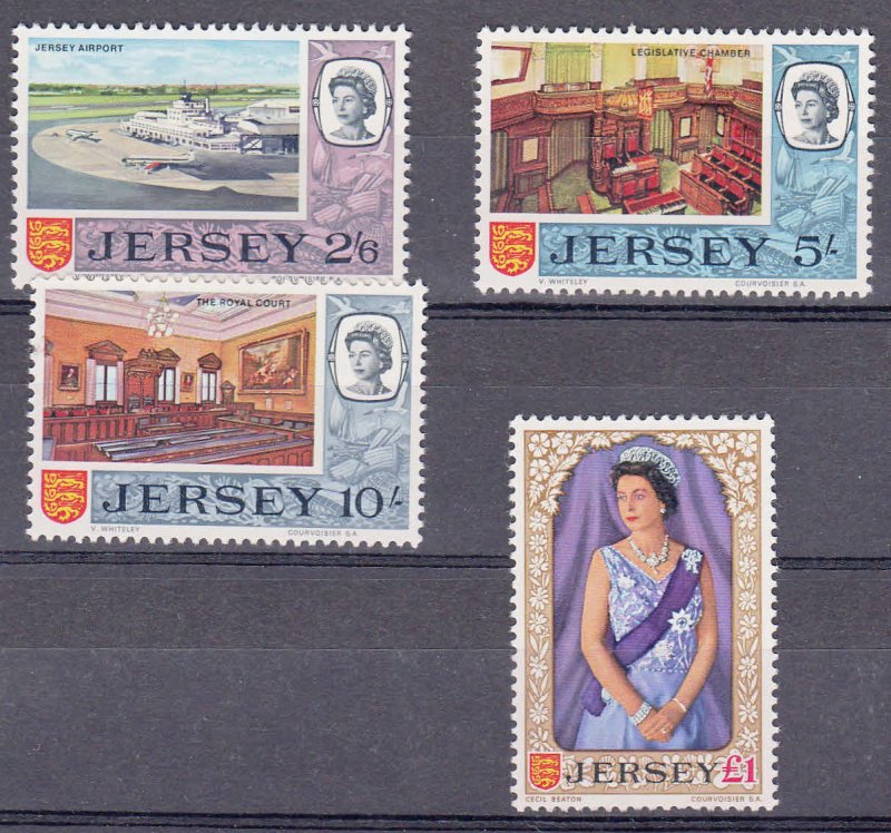 Jersey 1969 First series 15values complete unmounted mint NHM