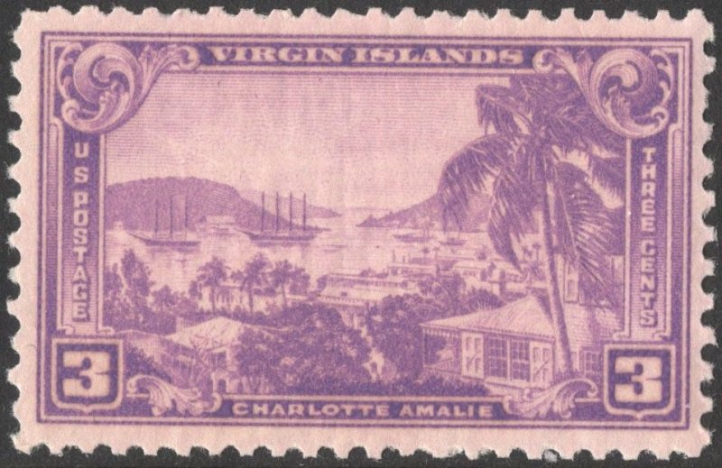 SC#802 3¢ Virgin Island Issue (1937) MNH