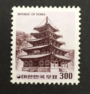 South Korea 1977 #1100, Pagoda Temple, MNH.