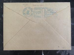 1929 Puerto Rico Usa FFC First Flight Cover FAM 6 PAA To Dominican Re Map Cachet