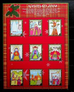 COLOMBIA Sc 1237 NH MINISHEET OF 2004 - CHRISTMAS - (CT5)