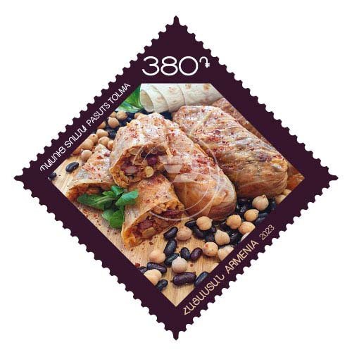 Armenia 2023 MNH** Mi 1338 Armenian Traditional Cuisine Pasuts Tolma dishes