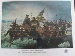 ​UNITED STATES-1976 SC#1688-WASHINGTON CROSSING DELAWARE RIVER  MNH S/S -VF