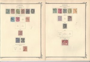 Jamaica Collection 1860-1949 on 13 Scott Specialty Pages