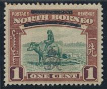 North Borneo  SG 335 SC# 223 MH    OPT GR Crown - See scan