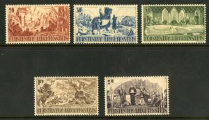 LIECHTENSTEIN 176-180 MNH SCV $20.00 BIN $12.50