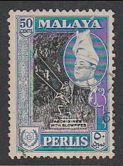 Malaya Perlis 1957 Sc 36 50c Used