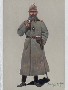 GERMANY WW1 Unused Postcard RED CROSS CHARITY Military *ART* PPC {samwells}RC145