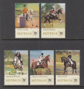 Australia 4135-4139 Horses MNH VF