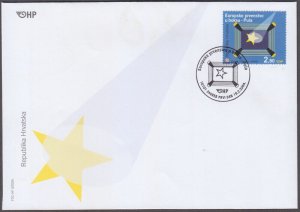 CROATIA Sc # 544 FDC - EUROPEAN BOXING CHAMPIONSHIPS in PULA