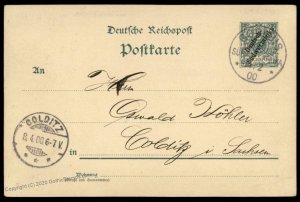 Germany SW Africa 1900 GOBABIS DSWA GS Postal Card Expertized Cover G77779