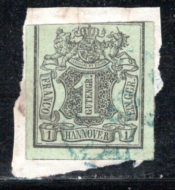 German States Hanover Scott # 2a, used, opp