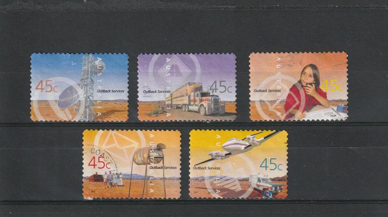 Australia  Scott#  1972-6  Used