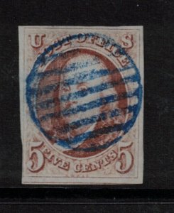 USA #1 Used Fine With Ideal Blue Cancel 