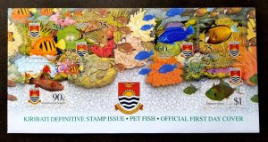 Kiribati Definitive Tropical Pet Fish 2002 Marine Life Coral Fish Reef (FDC)