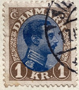 AlexStamps DENMARK #128 XF Used 