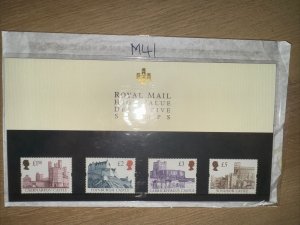 GB 1997 Castles High Value Presentation Pack #40.  £1.50 - £5 MNH SG 1993-1996.