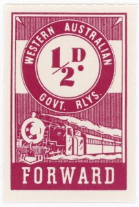 (I.B) Australia - Western Australia Railways : Parcels ½d