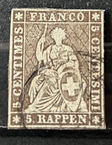 Switzerland #20 Used- SCV=$170.00*