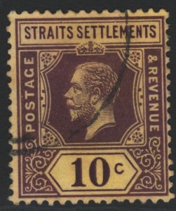 Straits Settlements Sc#158 Used