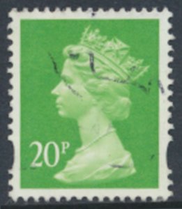 GB Machin 16p SG Y1685 2 bands  SC#  MH211  Used see scan & details