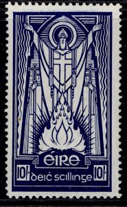IRELAND GVI SG104, 10s deep blue, LH MINT. Cat £160. WMK 10