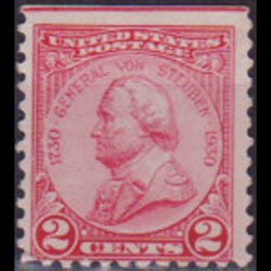 U.S.A. 1930 - Scott# 689 von Steuben Set of 1 NH