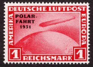 1931, Germany, Graf Zeppelin, MNH, REPRINT, Sc C40