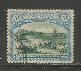 Jamaica    #93  Used  (1922)  c.v. $0.80