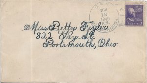 1940 USS Mac Donough DD-351 to Portsmouth, OH Pearl Harbor Ship (N17040)