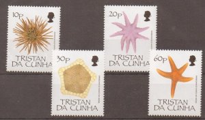 TRISTAN DA CUNHA SG494/7 1990 ECHINODERMS MNH