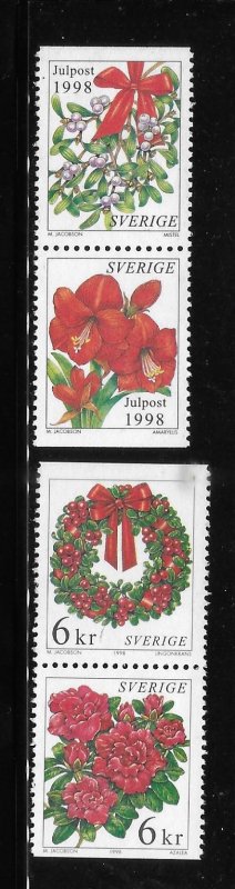 Sweden 1998 Christmas Sc 2314-2317 MNH A2039