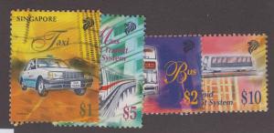 SINGAPORE #790-#793 USED SET VF